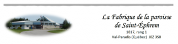 La fabrique de la paroisse de Saint-Éphrem