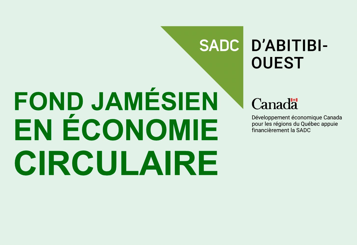 Fonds jamésien en économie circulaire